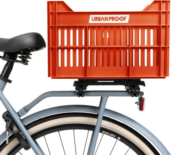 Urban Proof Click Fietskrat 30 Liter Gerecycled Kunststof Orange van Urban Proof — afbeelding 2