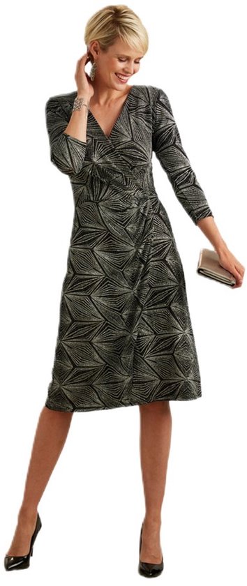 Foto: Vero moda elly l s abk dress black maat xs