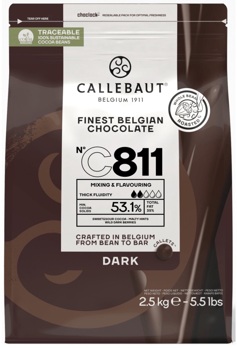 Callebaut - Donkere chocolade callets™ C811 54,5%