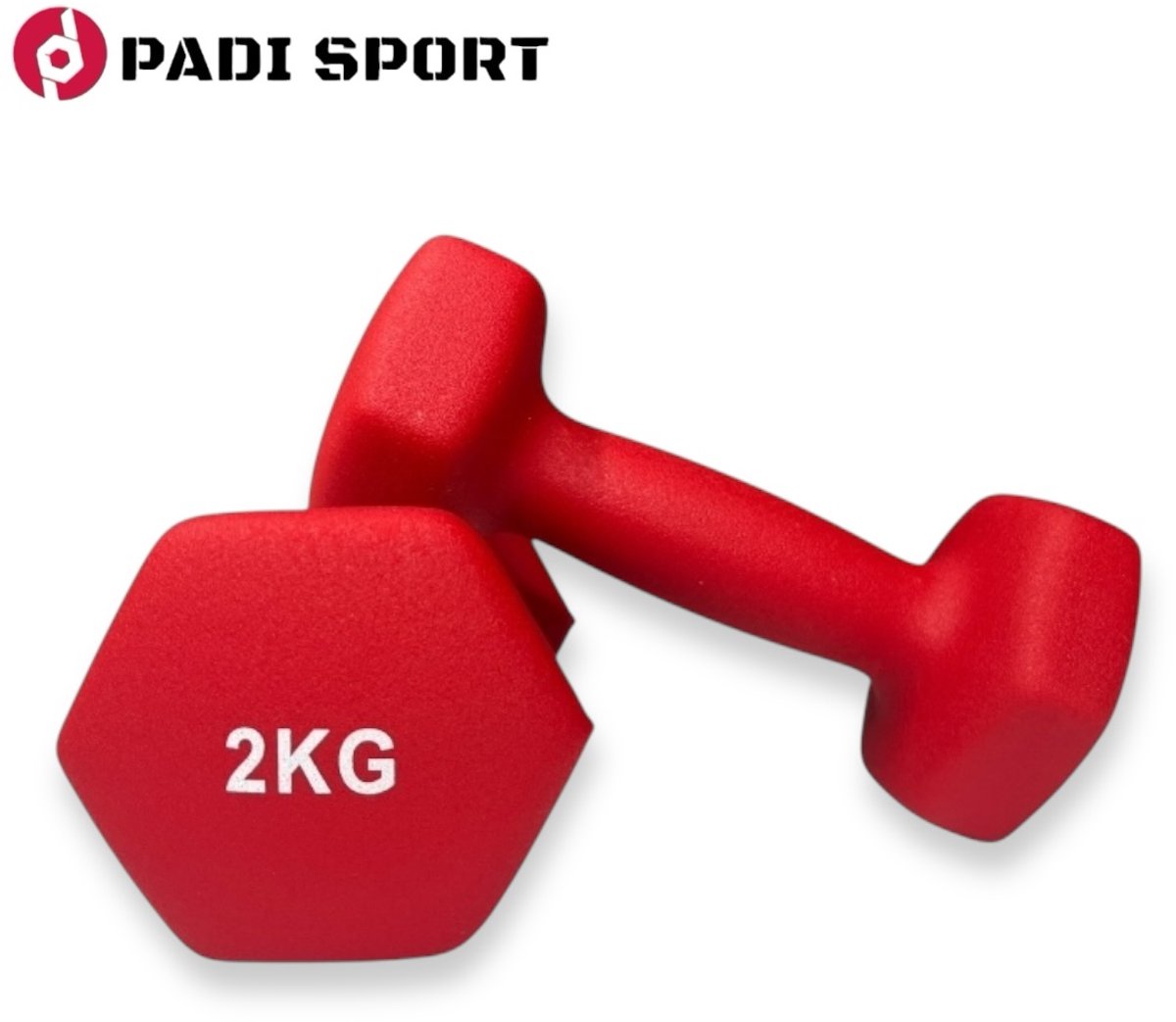 Padisport Dumbells 2 Kg - Dumbells - Gewichten - Gewichten 2 Kg - Gewichtjes - Gewichten – Dumbel