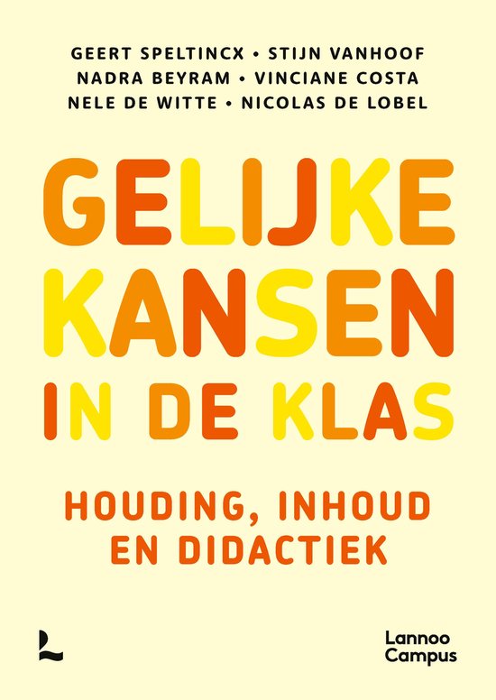 Gelijke kansen in de klas - cover