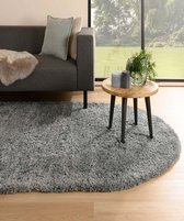 Tapis shaggy ovale - Cosy Shaggy - gris 120x180 cm