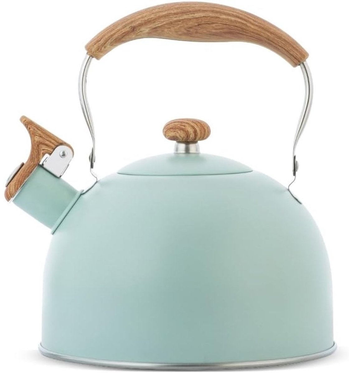 ApexArte® Fluitketels Voor op Gas - Waterkoker - Heetwaterdispenser - Camping - Groen