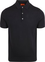 Polo Homme Laine Mérinos Bleu Foncé (Marine) - Taille L - Polo Homme Manches Courtes