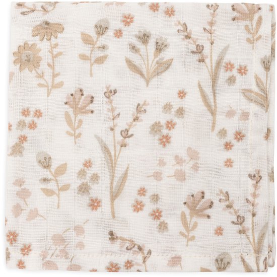 Jollein - Hydrofiel Monddoekje 31x31cm - Baby Spuugdoekjes - 3 Stuks - Bloomy van Jollein — afbeelding 4