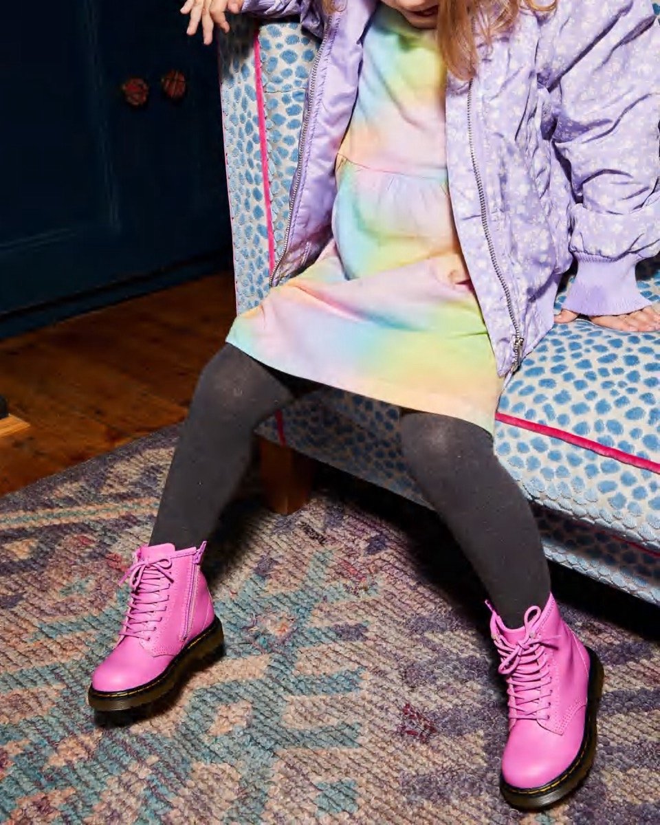 Dr. Martens THRIFT PINK ROMARIO TODDLER Veterboots Chelsea boots Meisje Laarzen Roze 26 (190665598735)