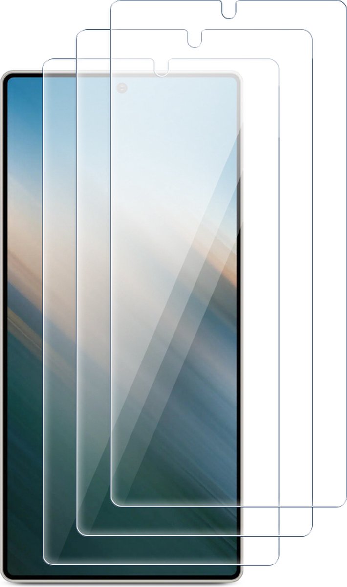 Mobigear Screenprotector geschikt voor Samsung Galaxy S25 Ultra | Mobigear Screenprotector Folie - Case Friendly (3-Pack)