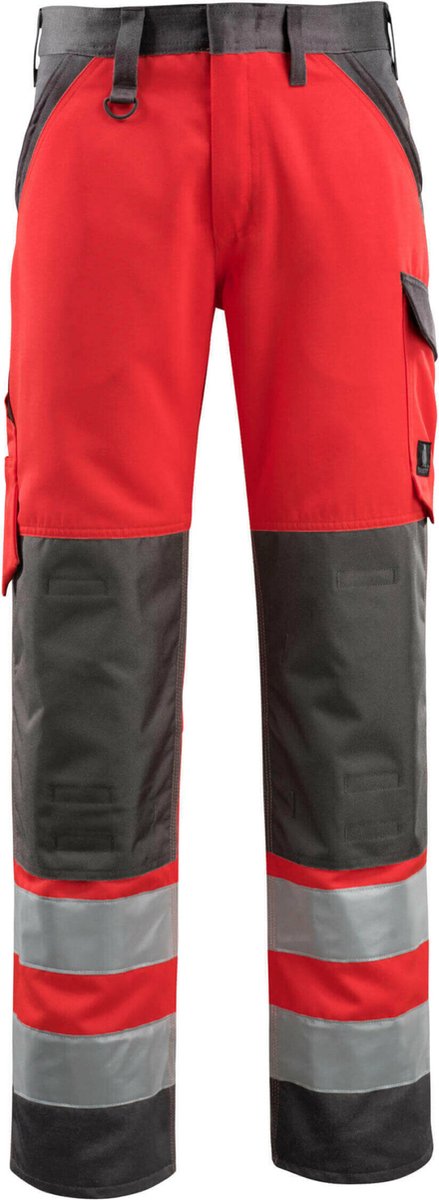 Mascot Safe Light Broek met kniezakken 15979-948 - hi-vis rood/donkerantraciet - C56 - 82
