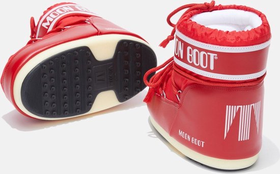 Moon Boot Icon - Basse - Nylon - Rouge - Kids - Unisexe - Pointure 33-35