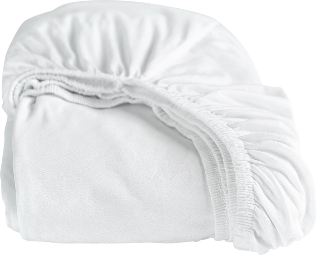 Cinderella - Hoeslaken - tot 25 cm matrashoogte - Jersey - 140x210/220 cm - Wit