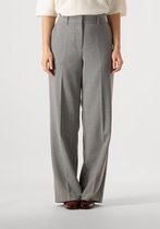 Minus Welma Mid Waist Pant Broeken Dames - Grijs - Maat 44