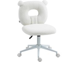 Bureaustoel in hoogte verstelbaar - Bureaustoel - Stoel - Wit - 50 cm x 56 cm x 90 cm