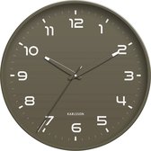 Karlsson Wandklok Orgullo - Legergroen - Ø40cm - Wandklok Scandinavisch