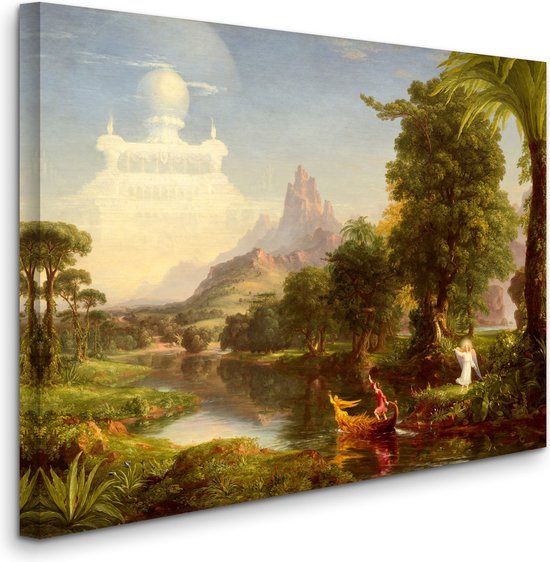 Thomas Cole - The Voyage of Life Youth - De reis van het leven - Jeugd (1842) - 2:3