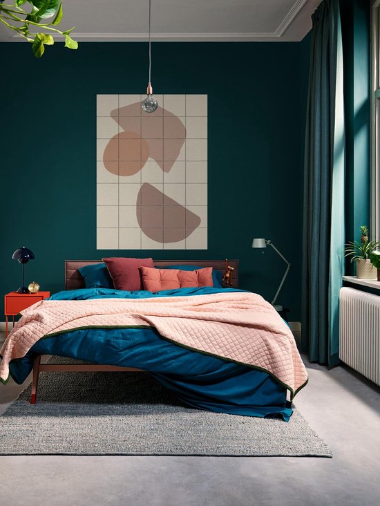 IXXI Mocha, Divers - 100 x 140 cm - Support de suspension gratuit - Grande décoration murale et affiches - Minimaliste, Graphisme, Abstrait, Géométrique