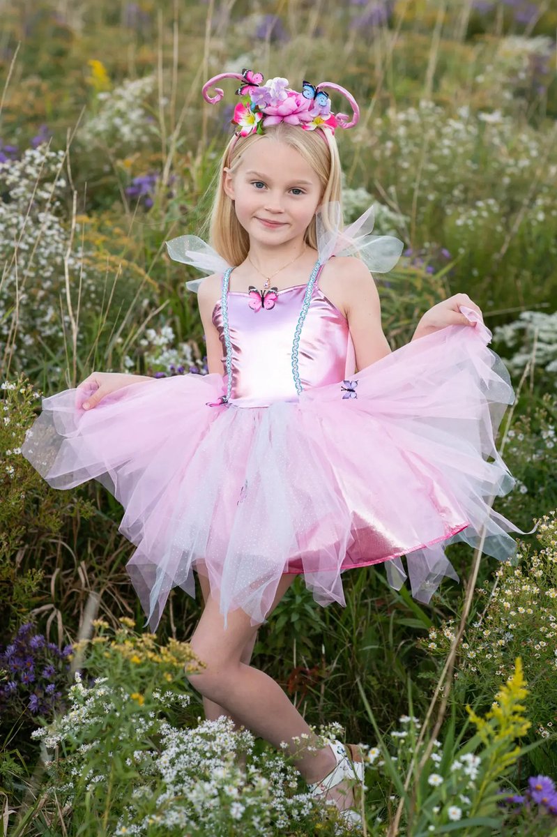 Jurk met Hoofdband Woodland Butterfly Dress size 5-6