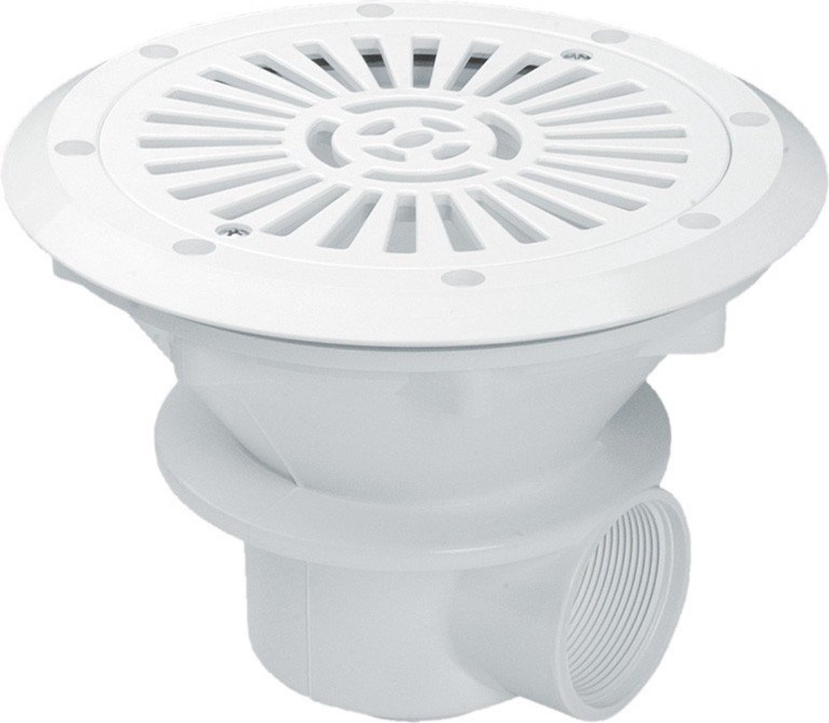 Astral ABS bodemput Ø230 mm - wit