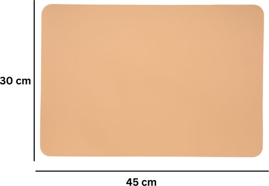 ZICZAC - Set de table TORILL - SET/6 - antidérapant - 30x45 cm - orange