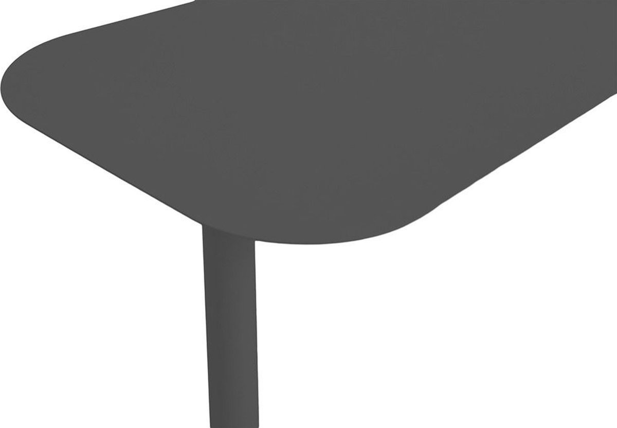 Sens-Line Table d'appoint Boris - Acier anthracite - 50x38x50 cm