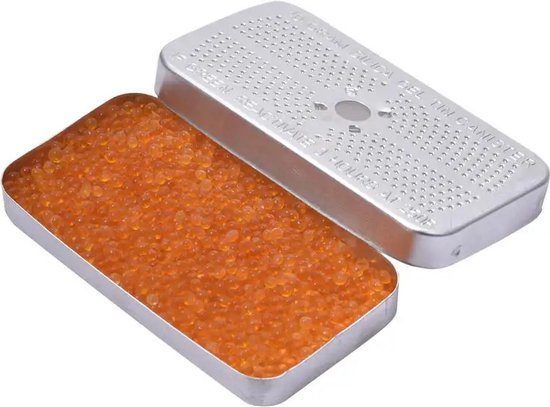 Herbruikbare Silicagel Ontvochtiger - Aluminium Doos, Vochtabsorber voor Auto, Camper, Garage & Kast, Effectief Tegen Schimmel en Geur, Duurzaam en Langdurig