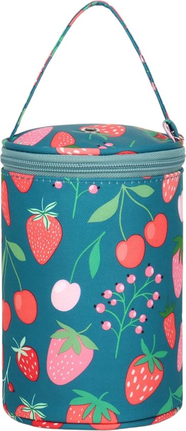 OUDE EAN - Mini Breitas - Wolhouder - Haaktas - Garenhouder - Garentas - Handwerktas - Rood Fruit