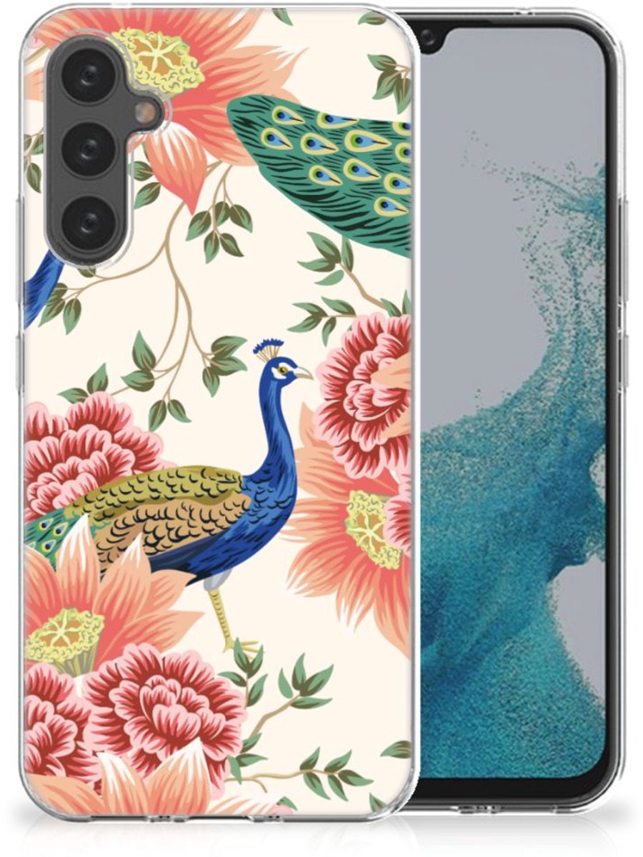 TPU Hoesje voor Samsung Galaxy A34 Pink Peacock