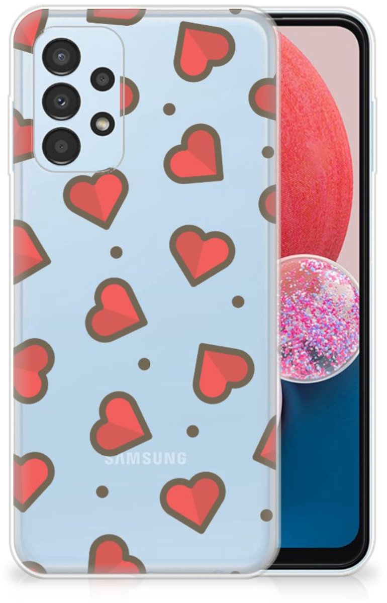 Samsung Galaxy A13 4G TPU bumper Hearts