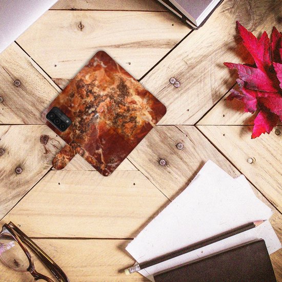 Coque Smartphone OPPO A54 5G | A74 5G | A93 5G Dossier Marron Marron