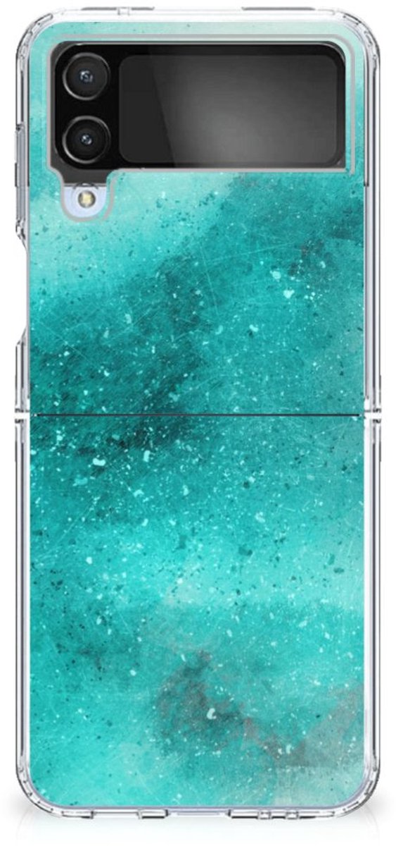 Hoesje maken Samsung Galaxy Z Flip 4 Painting Blue