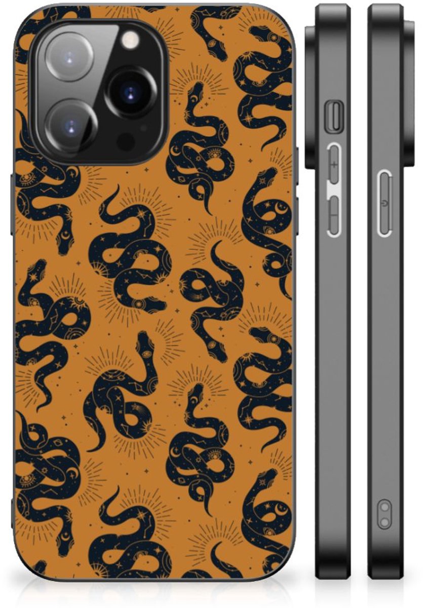 Dierenprint Telefoonhoesje voor iPhone 14 Pro Max Snakes