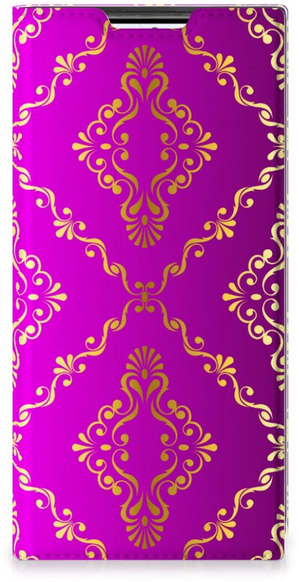 Book Case voor Telefoon Hoesje Samsung Galaxy S22 Ultra Barok Roze