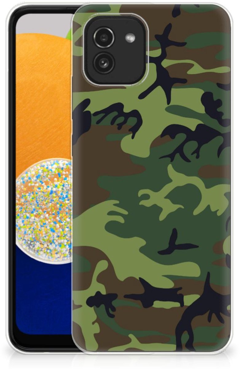 Samsung Galaxy A03 TPU bumper Army Dark