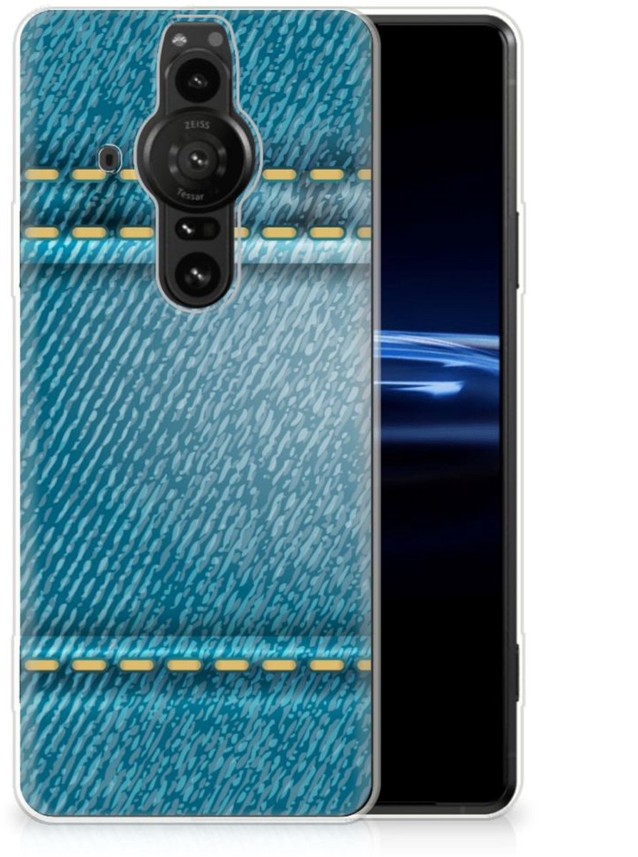 Sony Xperia Pro-I Silicone Back Cover Jeans