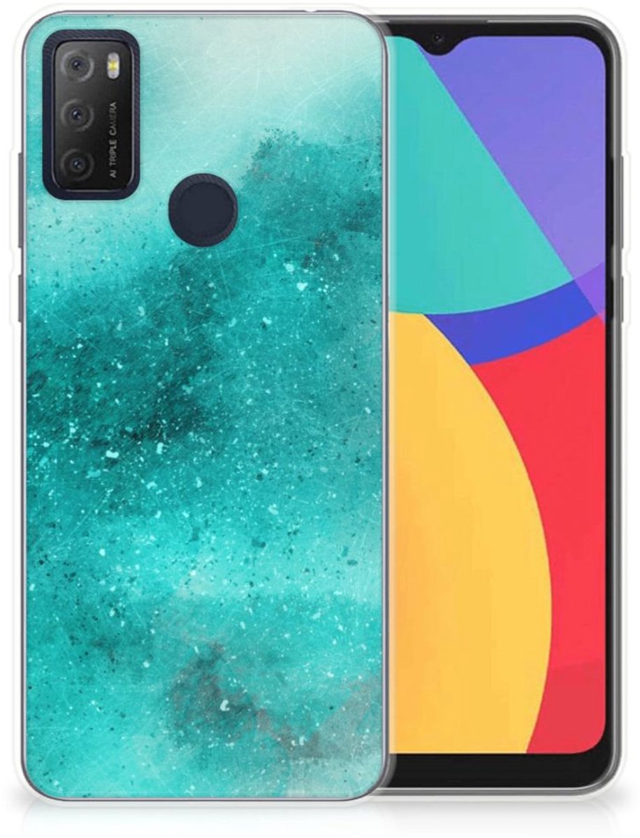 Hoesje maken Alcatel 1S (2021) Painting Blue