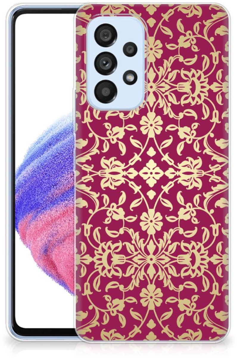 Siliconen Hoesje Samsung Galaxy A53 5G Barok Pink