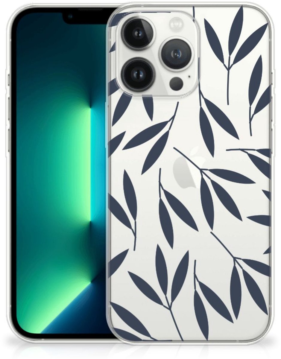 iPhone 13 Pro Max TPU Case Leaves Blue