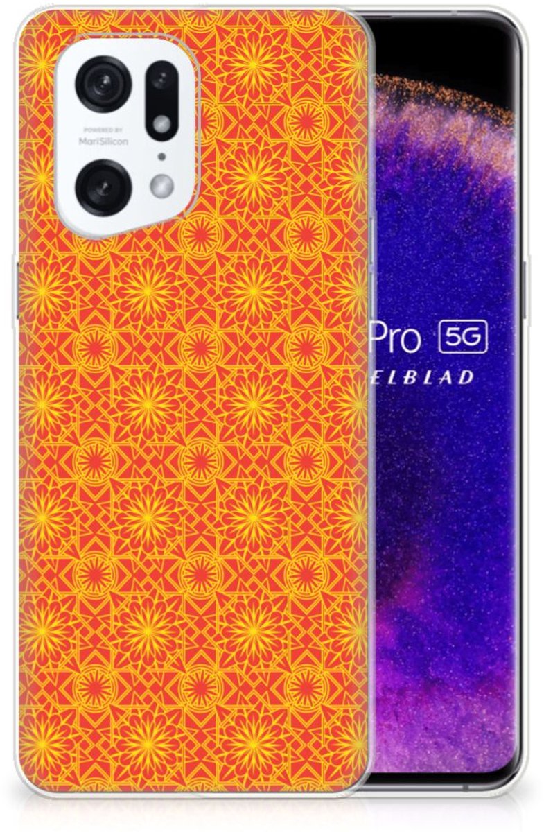 OPPO Find X5 Pro TPU bumper Batik Oranje