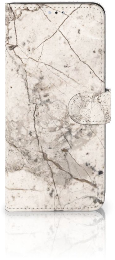 Coque avec pour OPPO A17 Portefeuille Marbre Beige