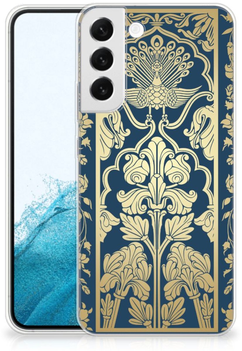 Samsung Galaxy S22 Plus TPU Case Beige Flowers