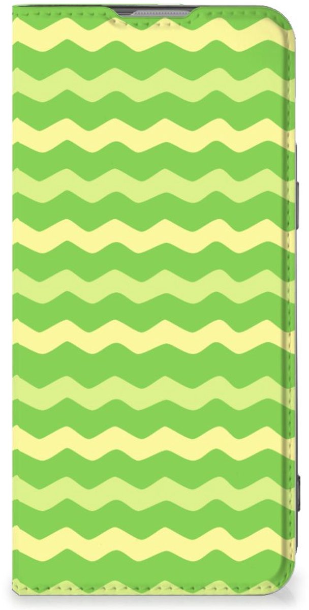 OnePlus Nord 2T Hoesje met Magneet Waves Green