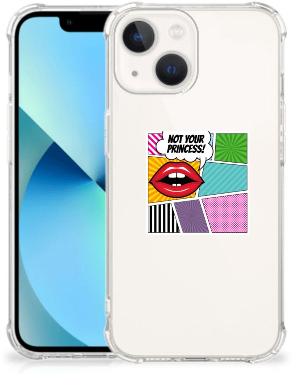 iPhone 13 mini Anti Shock Bumper Case Popart Princess