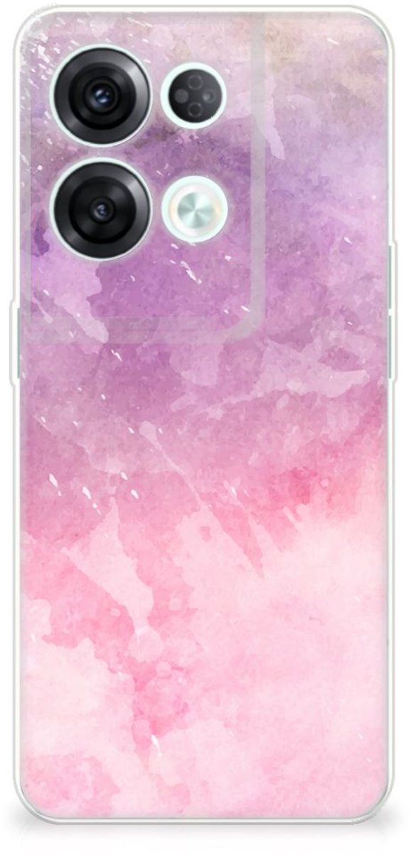 Hoesje maken OPPO Reno8 Pro Pink Purple Paint