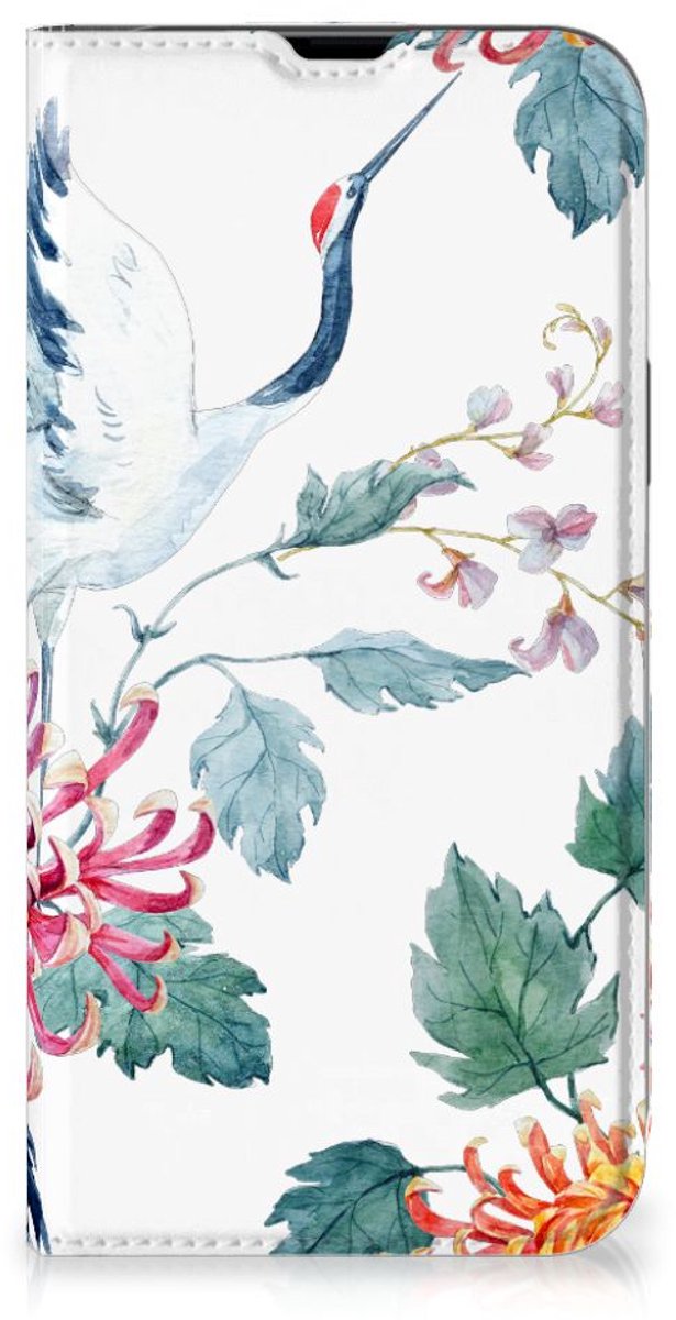 iPhone 13 Pro Max Hoesje maken Bird Flowers