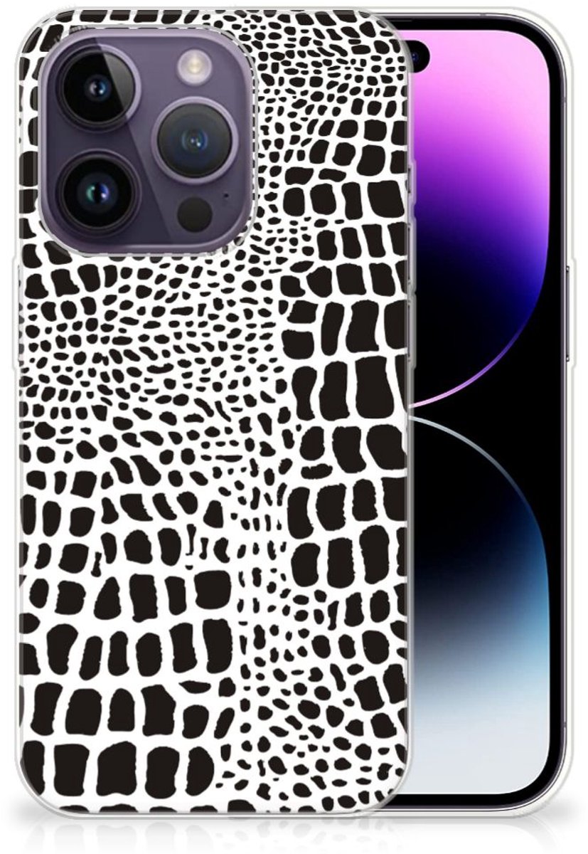 Apple iPhone 14 Pro TPU Hoesje Slangenprint