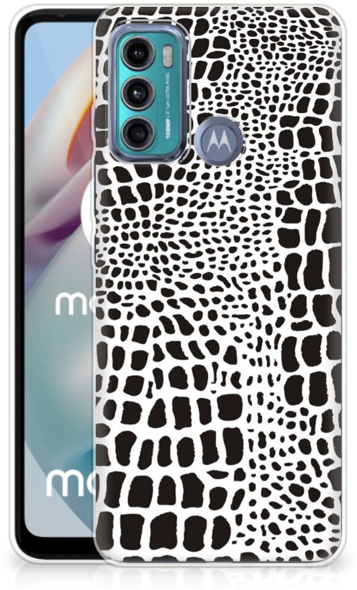 Motorola Moto G60 TPU Hoesje Slangenprint