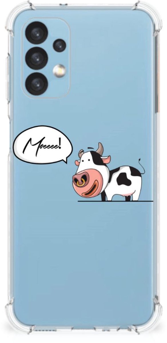 Samsung Galaxy A13 (4G) Stevig Bumper Hoesje Cow