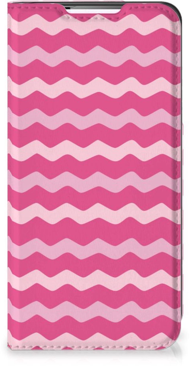 Samsung Galaxy S22 Hoesje met Magneet Waves Pink