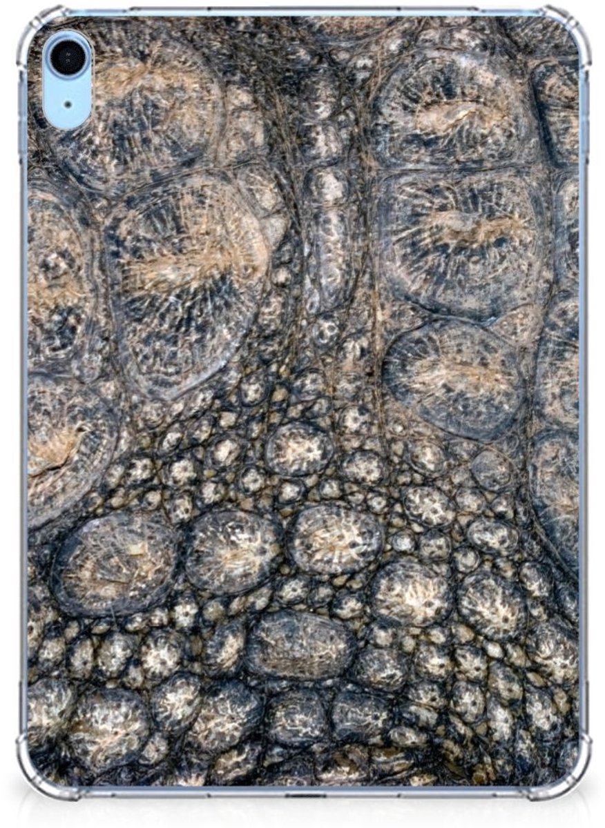 iPad (2022) 10.9 Back Case Krokodillenprint
