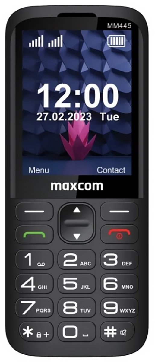maxcom senioren mobiele telefoon MM445 4G VoLTE