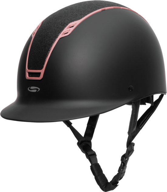 Adult Riding Helmet New Flock, Black/Glitter, M = 53-57 cm Adult Riding Helmet New Flock, Black/Glitter, M = 53-57 cm
